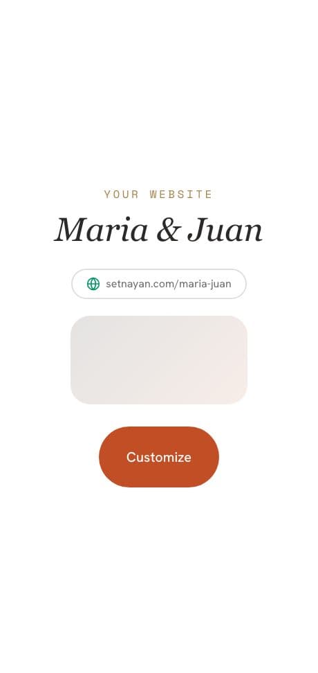 Event Hub — one page behind every link you share