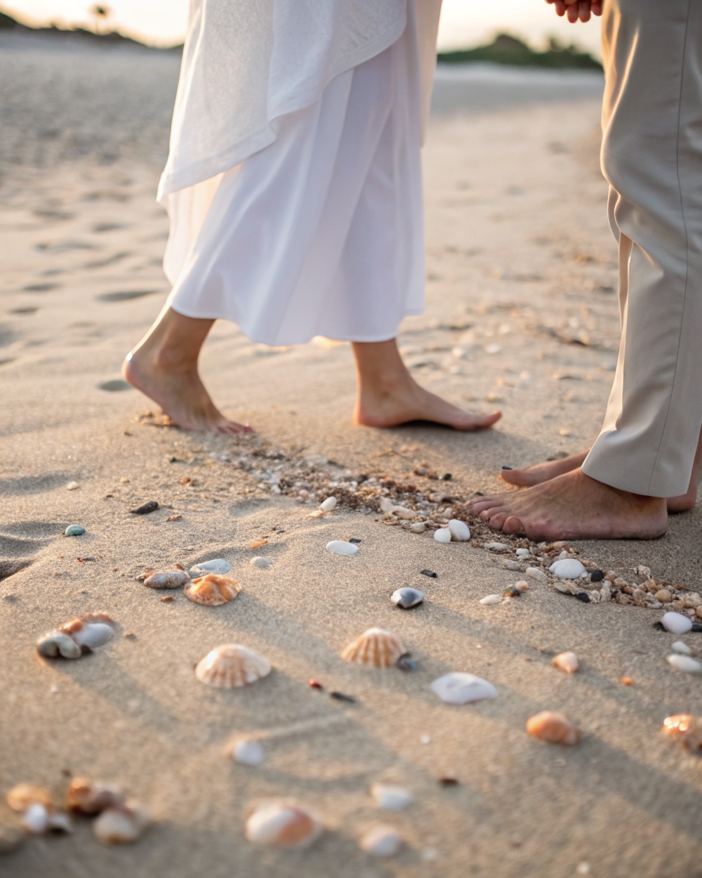 Toes in the sand