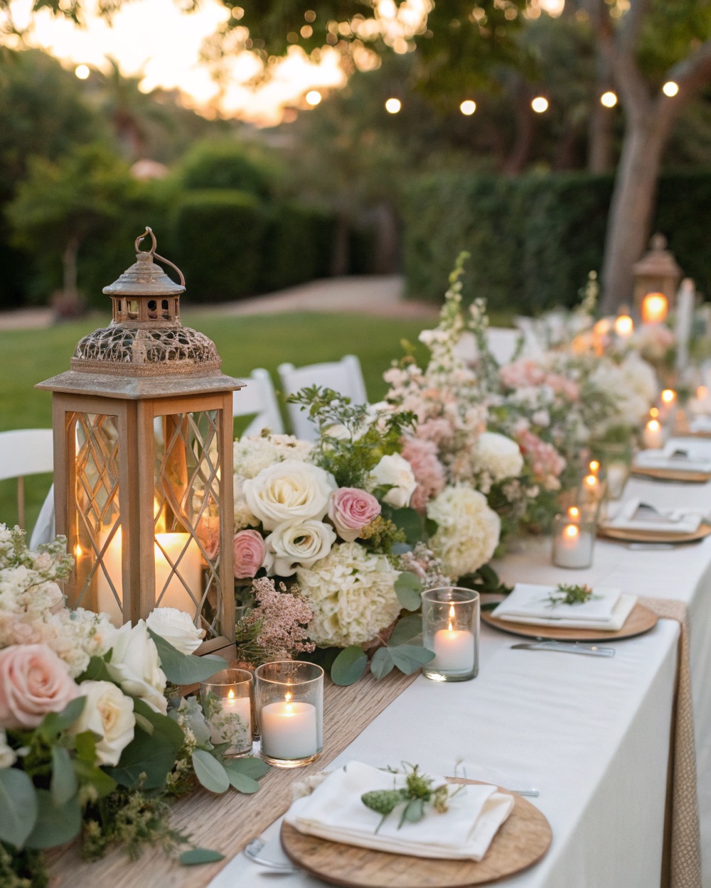 The tables in bloom